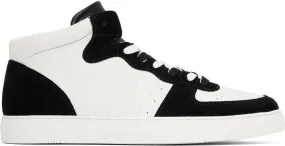 Emporio Armani Black & White Perforated Sneakers