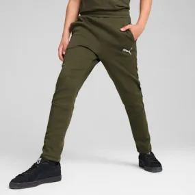 EVOSTRIPE Pants - Youth 8-16 years | Dark Olive | PUMA EVOSTRIPE | PUMA 