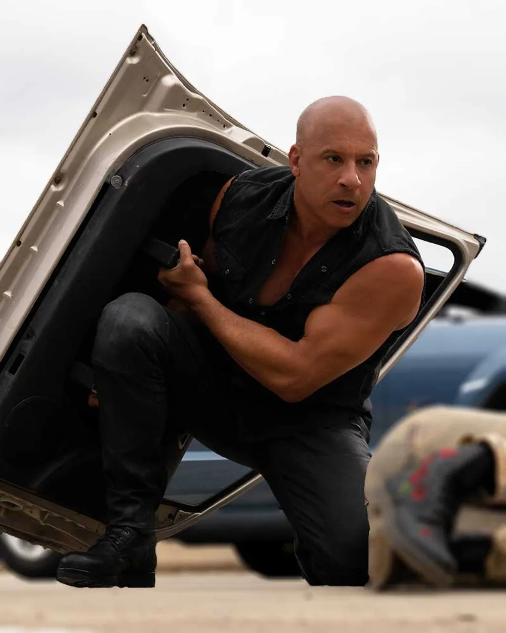 Fast X Movie 2023 Vin Diesel Black Vest