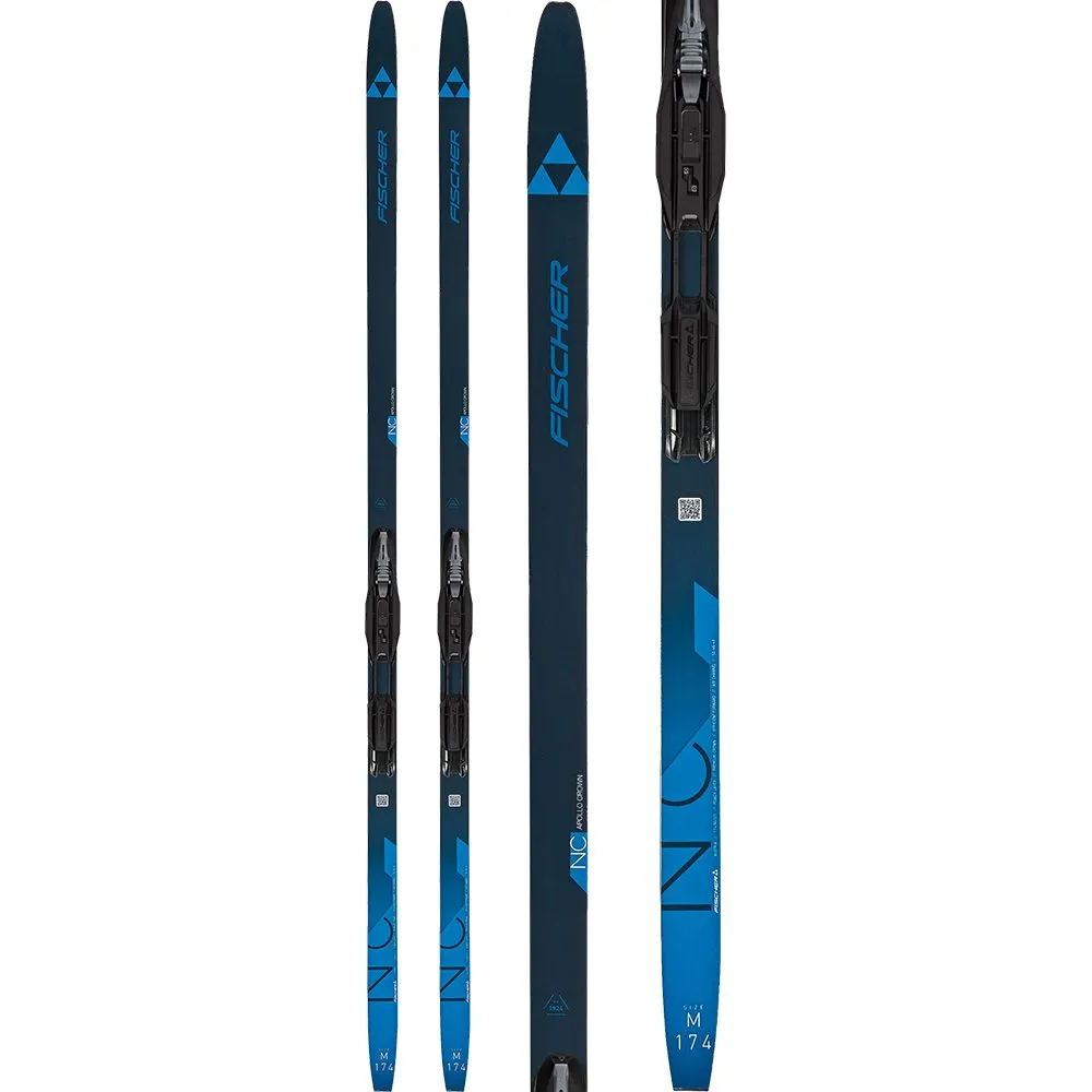 Fischer - Apollo EF 24/25 Cross Country Ski Classic with Binding Tour Step-In IFP premounted