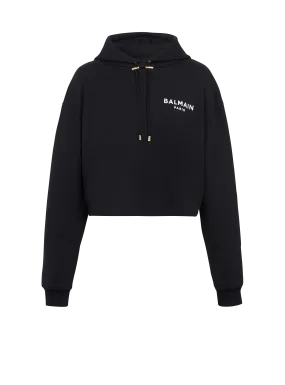 Flocked Balmain Paris hoodie