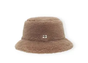 Fluffy Recycled Tech Bucket Hat - Oyster