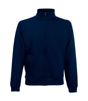 Fruit Of The Loom Mens Sweatshirt Jacket (Deep Navy) - UTBC1375