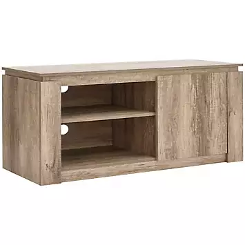 GFW Canyon 3D Oak Effect Compact TV Unit | Kaleidoscope