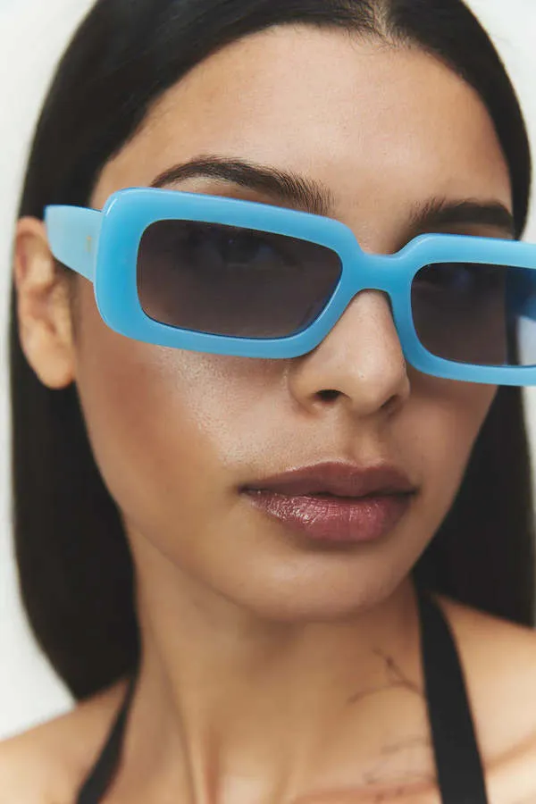 Gigi Sunglasses - Gloss Blue