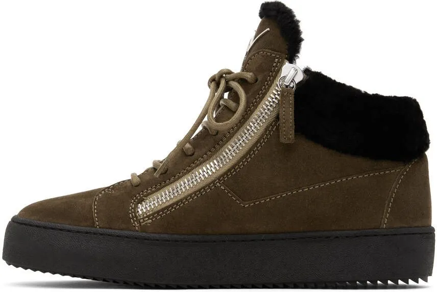 Giuseppe Zanotti Khaki Arena May London Sneakers