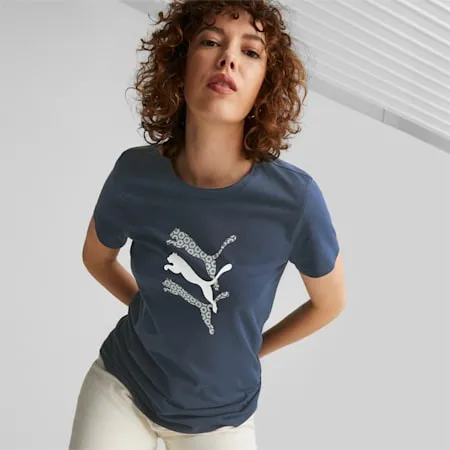 GRAPHICS Laser Cut Women's Tee | Dark Night | PUMA Women | PUMA 