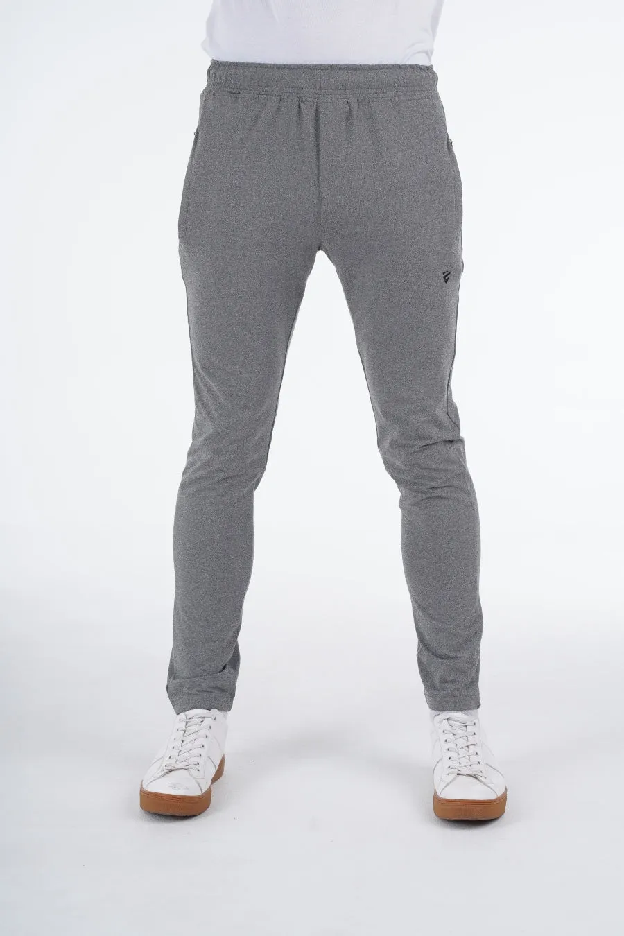 Grey Zip Trousers