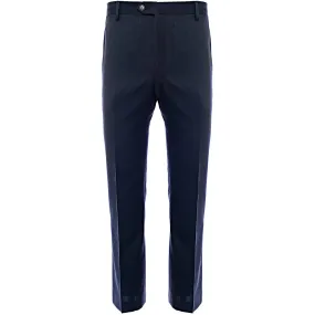 Hackett London Navy Windowpane Trousers in Navy