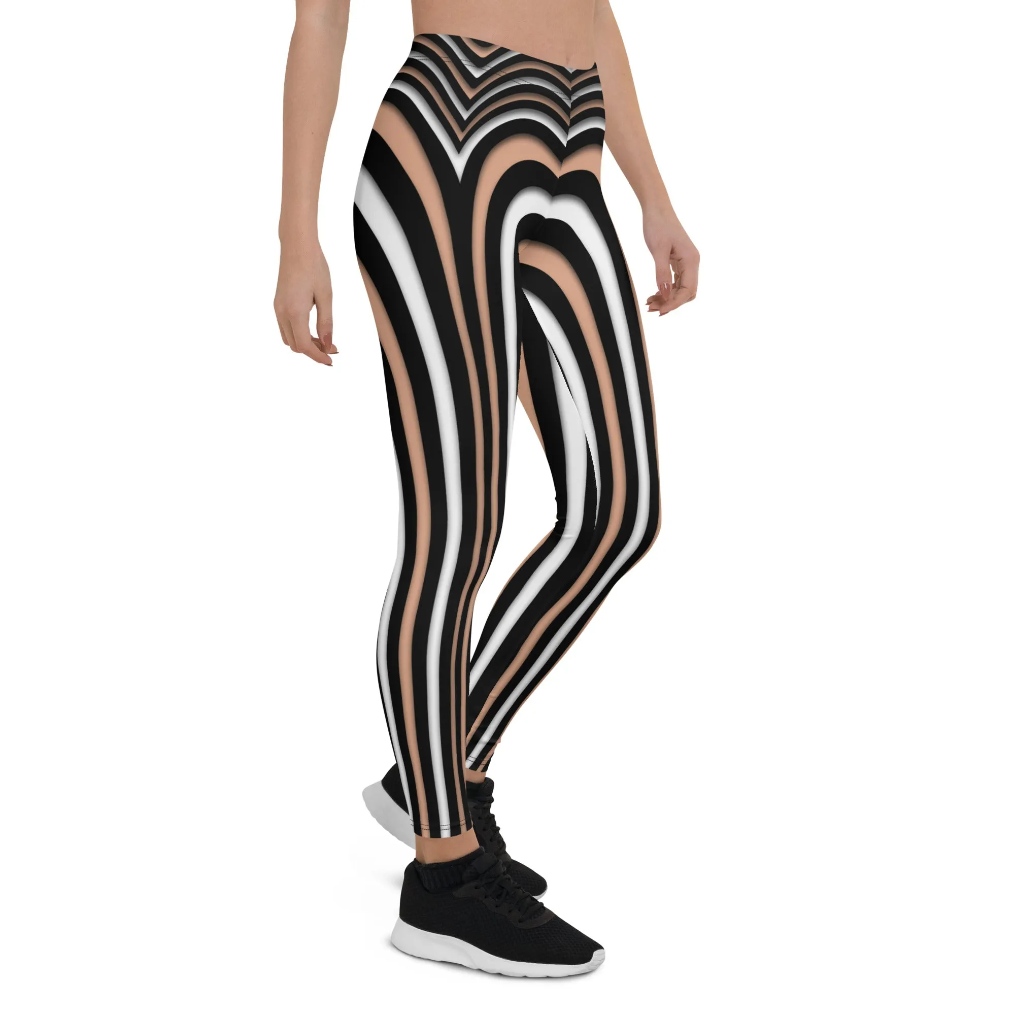 Heart Shaped Illusion Leggings