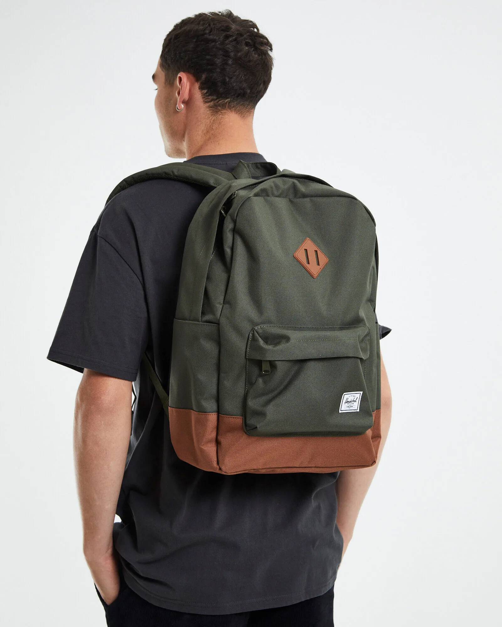 Herschel Heritage Eco Backpack Forest Night Green/Brown