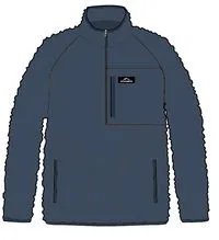 Home 1/4 Zip Recycled Sherpa Fleece - Navy