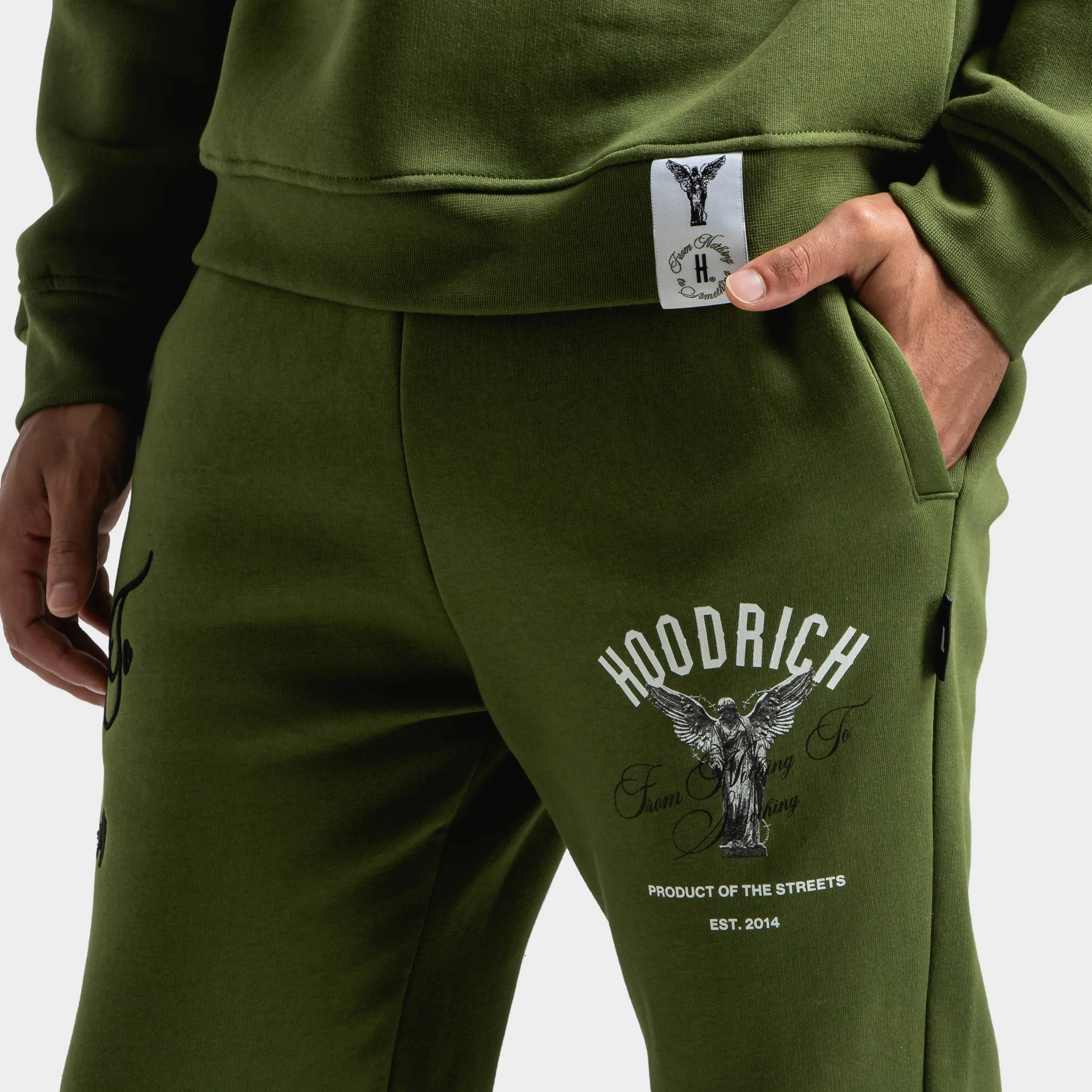 Hoodrich Vital Joggers Chive / White - Black