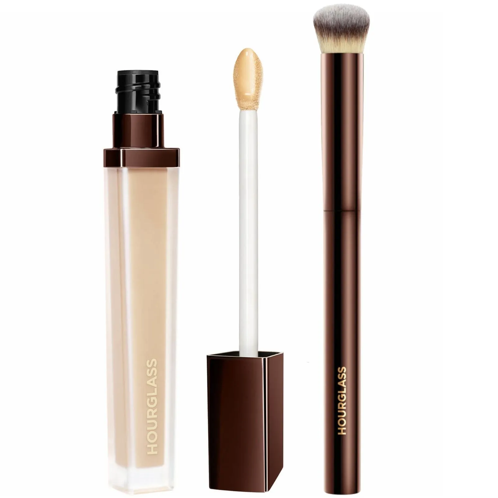 Hourglass Airbrush Concealer and Seamless Finish Concealer Brush Bundle 6ml (Various Shades) - Cotton