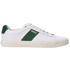 Hugo Boss Aiden Tenn Mens Leather Trainers - 4063541124 at kular fashion