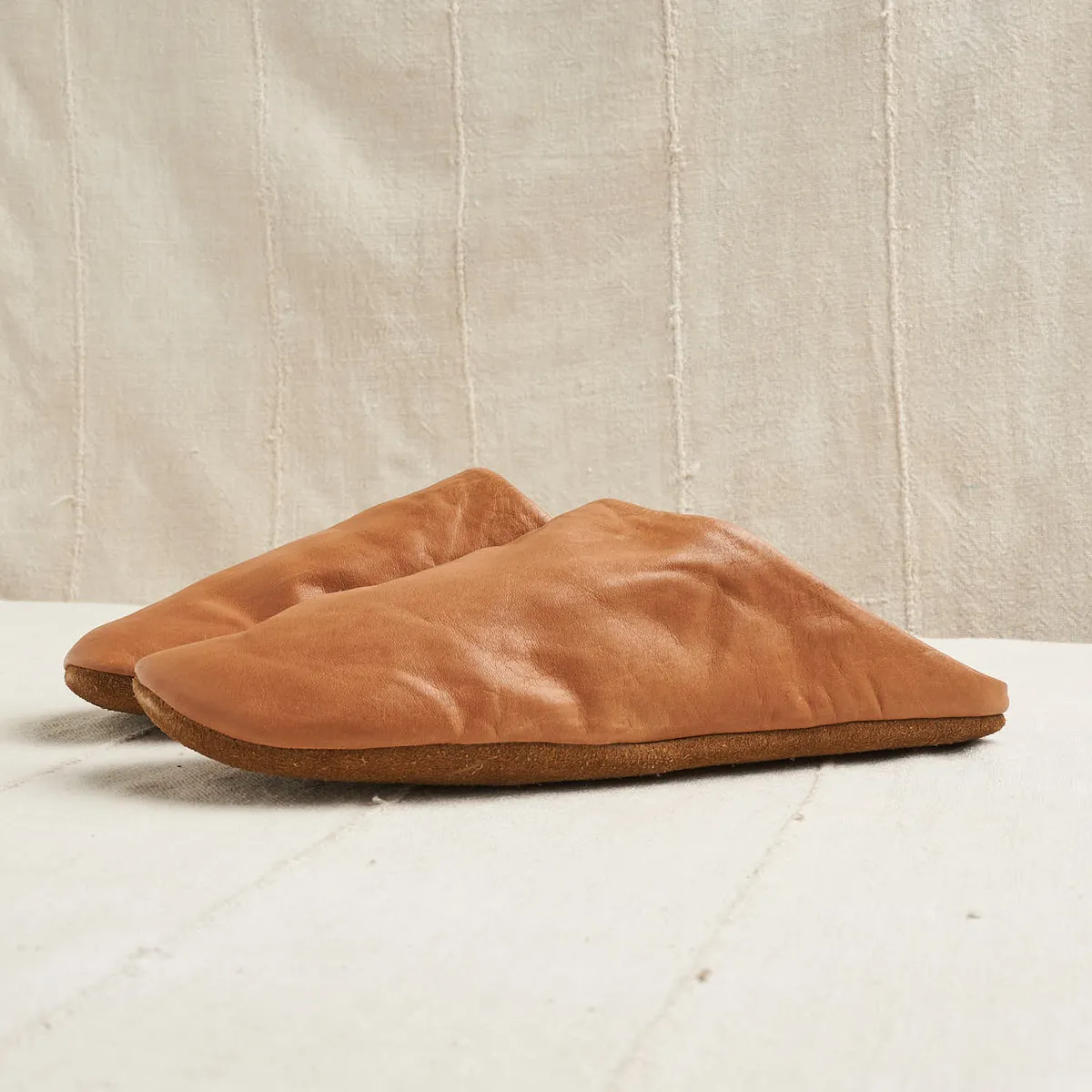 Indoor Slipper Vegetable Tanned Leather