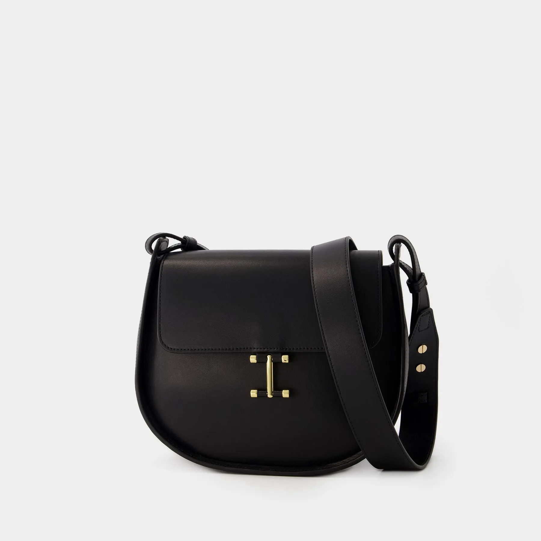 Ines de la Fressange  Senda Shoulder Bag  - Ines de la Fressange - Leather - Black