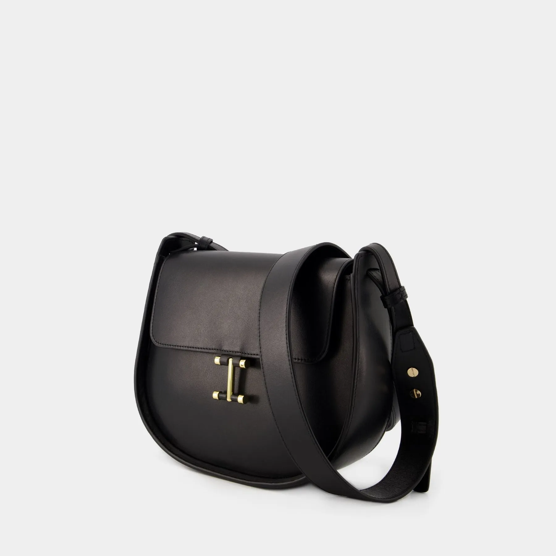 Ines de la Fressange  Senda Shoulder Bag  - Ines de la Fressange - Leather - Black