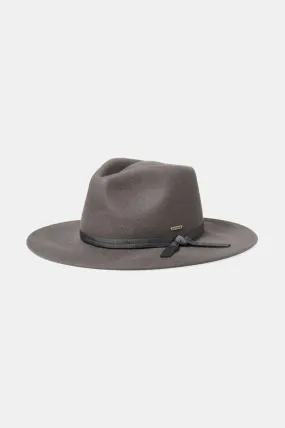 Joanna Felt Packable Hat - Dark Grey