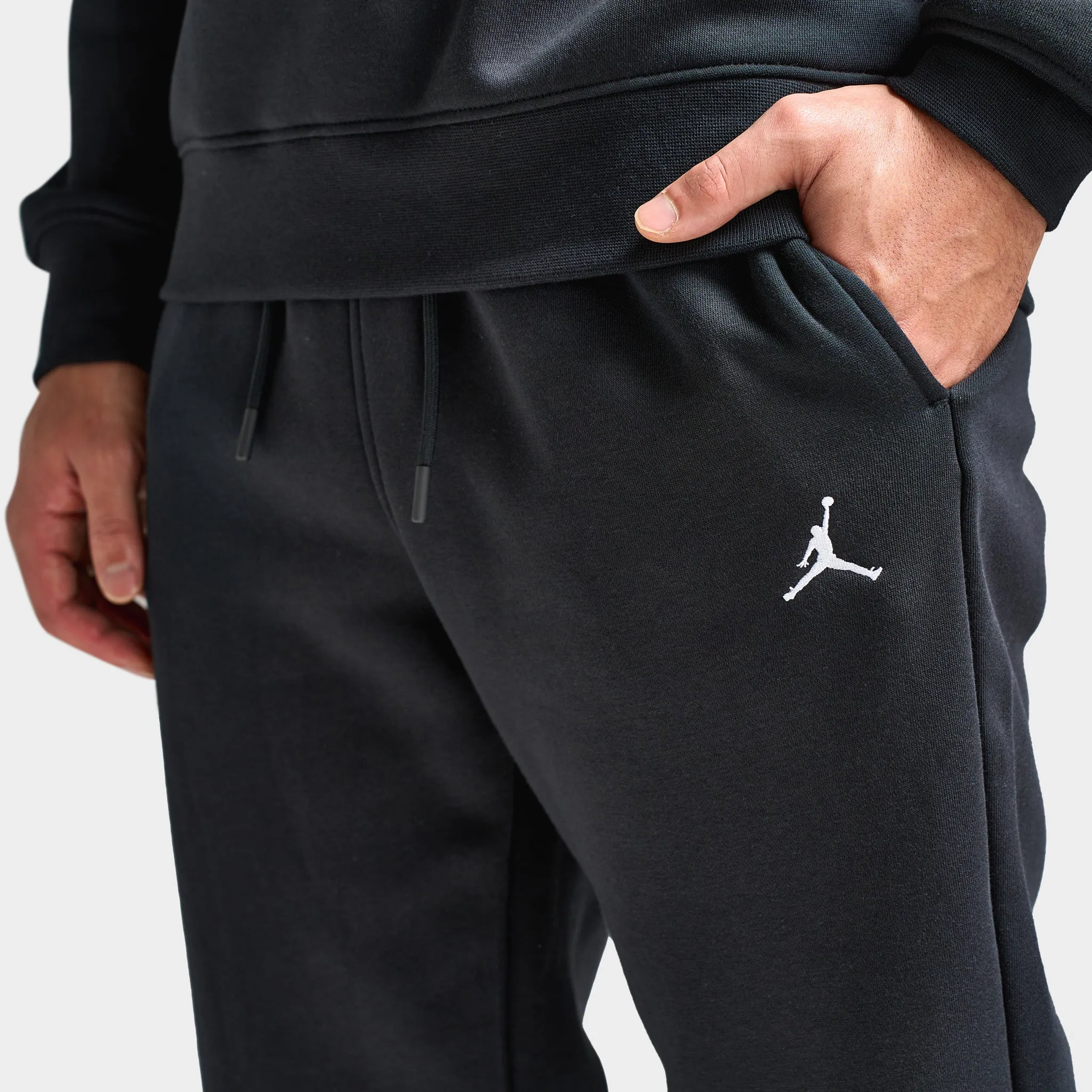 Jordan Brooklyn Fleece Joggers Black / White