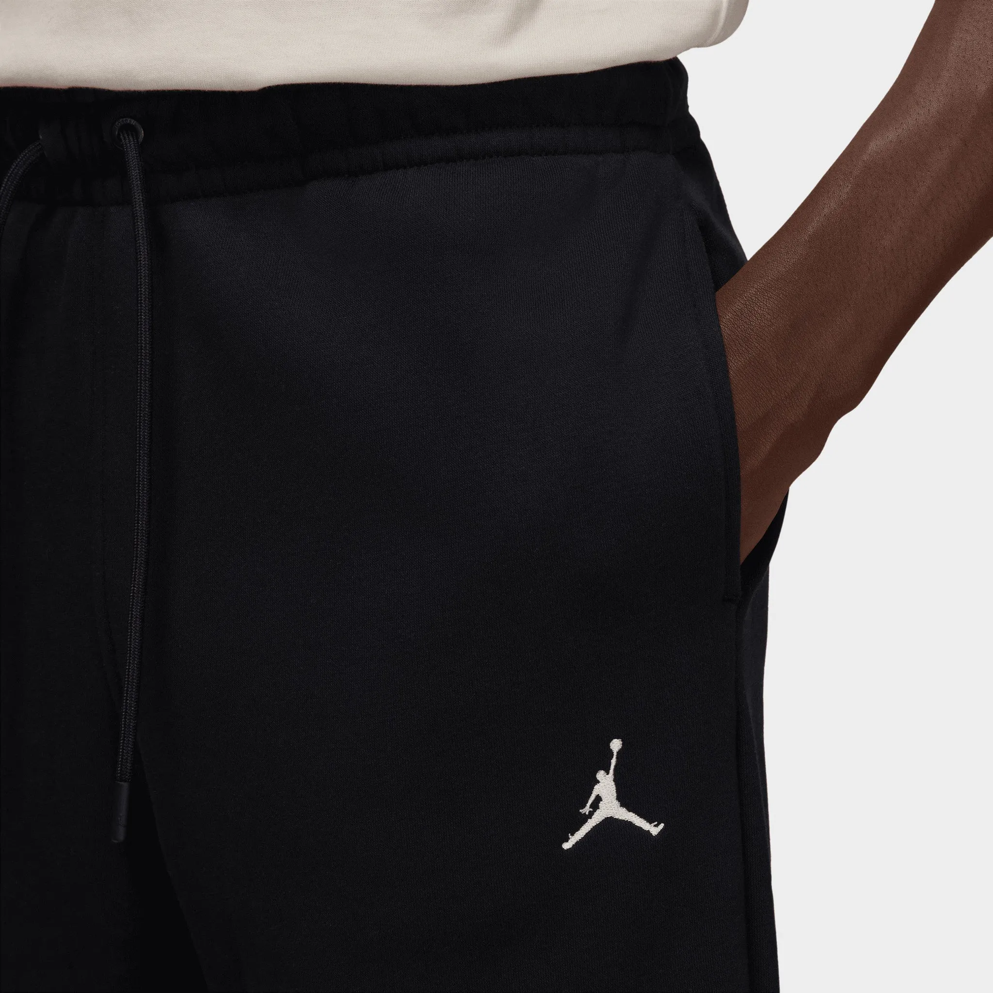 Jordan Brooklyn Fleece Joggers Black / White