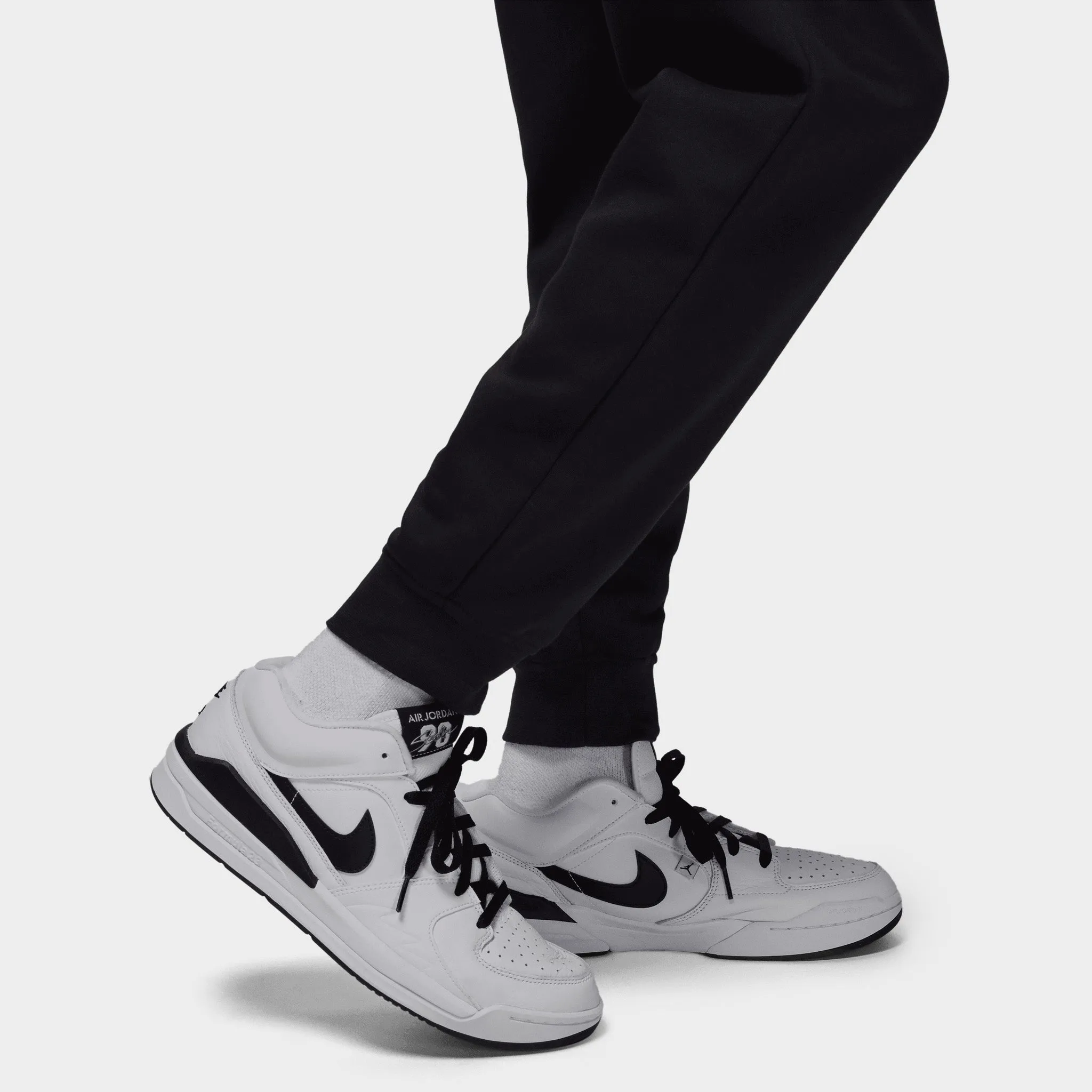 Jordan Brooklyn Fleece Joggers Black / White