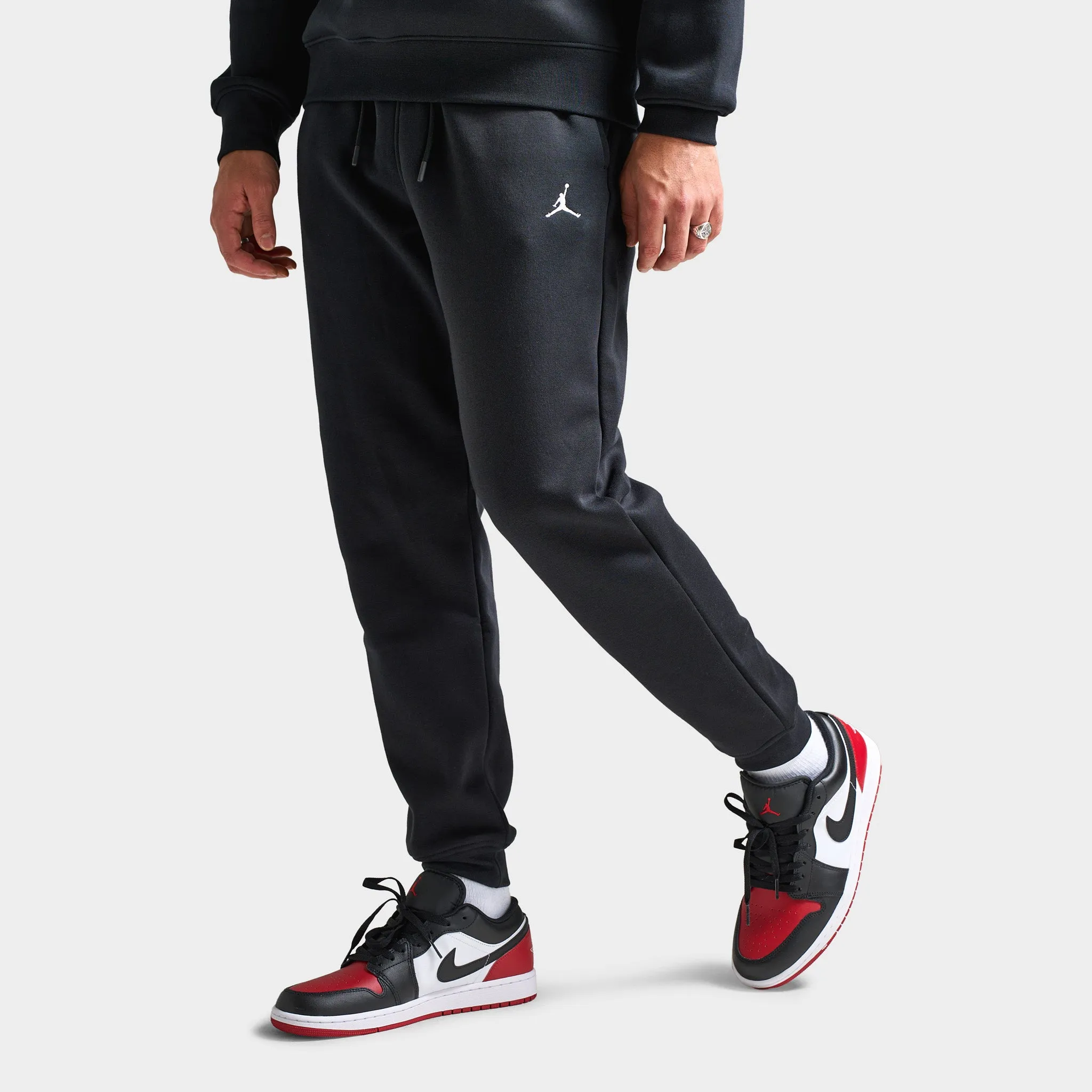 Jordan Brooklyn Fleece Joggers Black / White