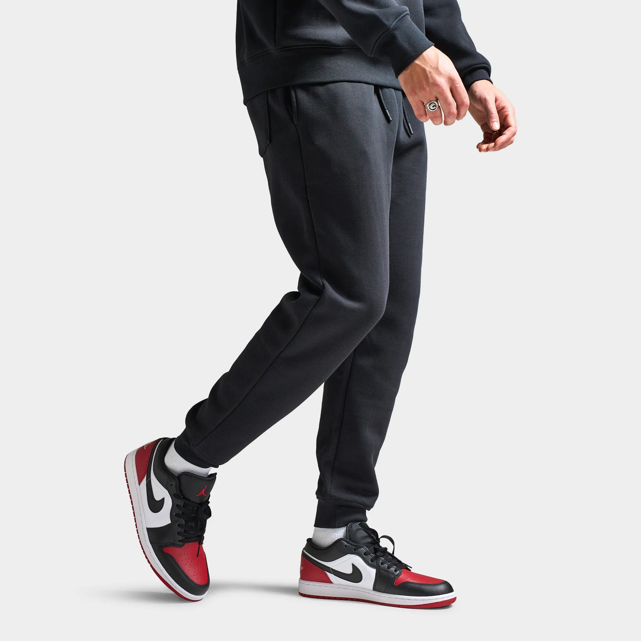 Jordan Brooklyn Fleece Joggers Black / White