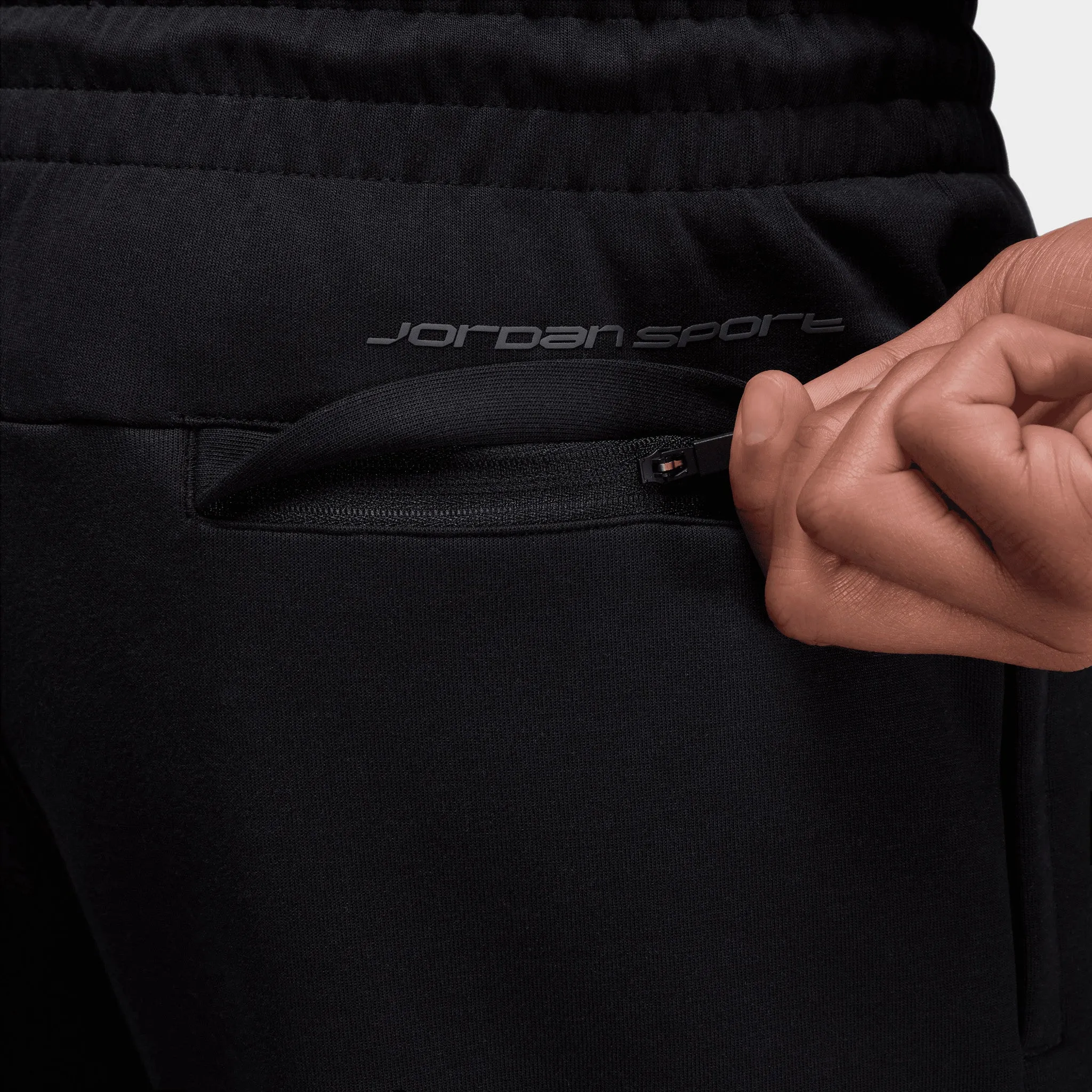 Jordan Dri-FIT Sport Hoop Fleece Joggers Black / White