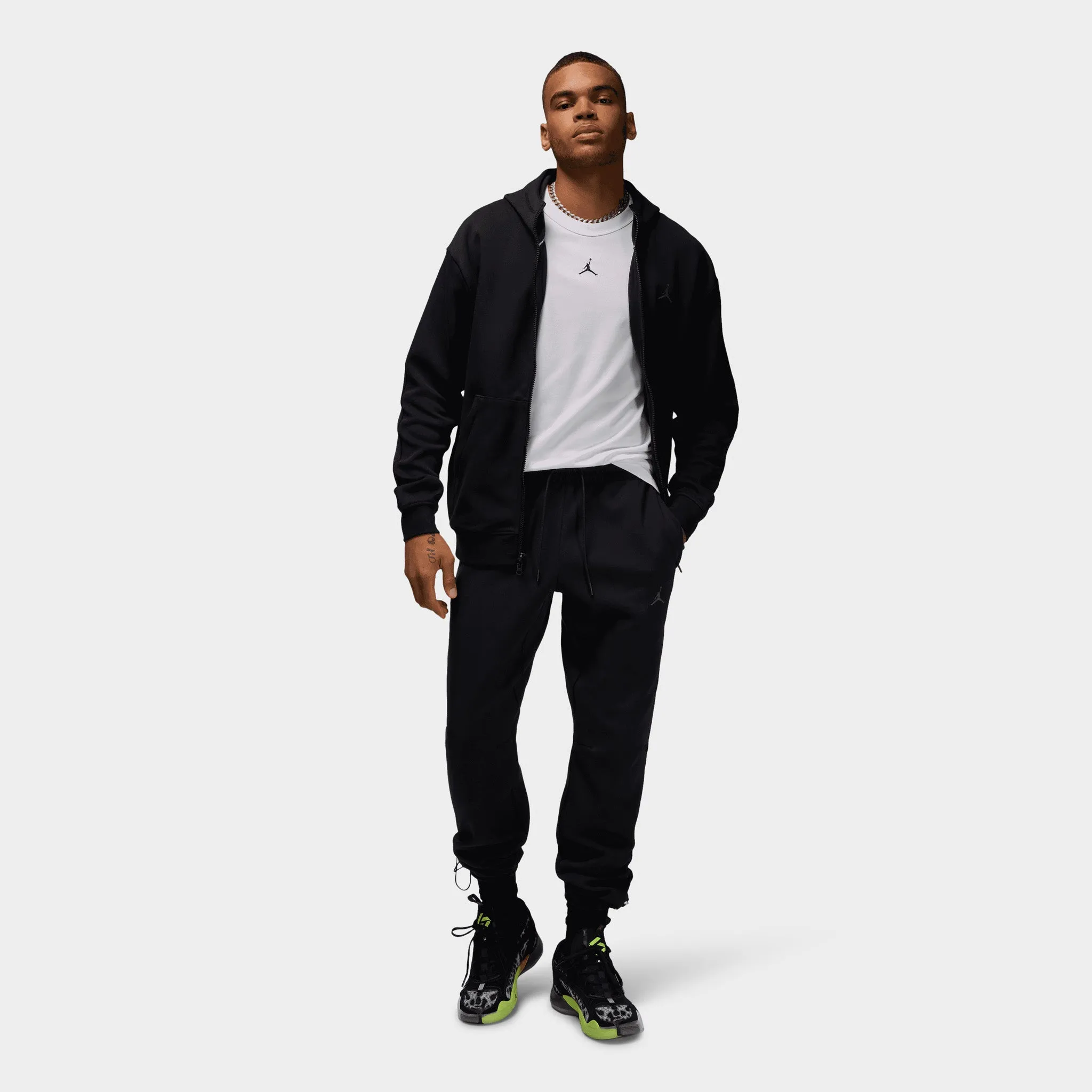 Jordan Dri-FIT Sport Hoop Fleece Joggers Black / White