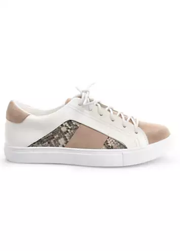 Kaleidoscope Snake Mix Lace-Up Trainers | Look Again