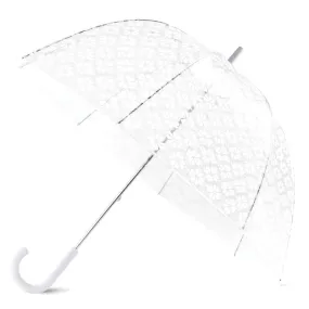 Kate Spade    White Spade Flower Umbrella