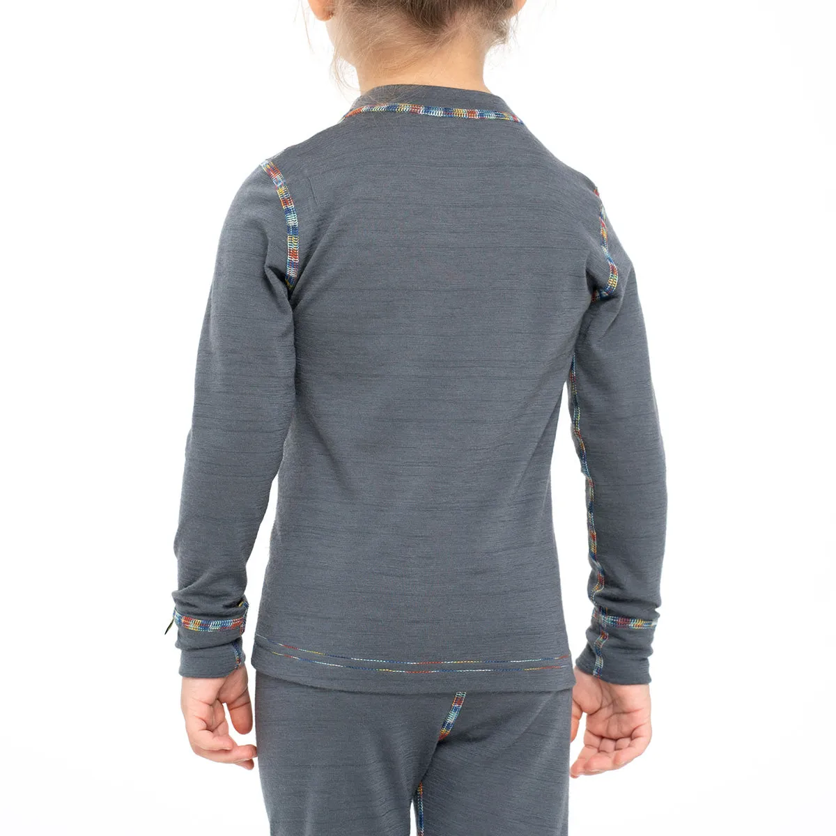 Kids' 160 Thermal Long Sleeve Crew Perfect Grey