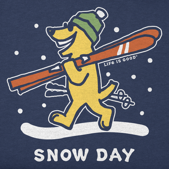 Kids Rocket Ski Snow Day Crusher Tee