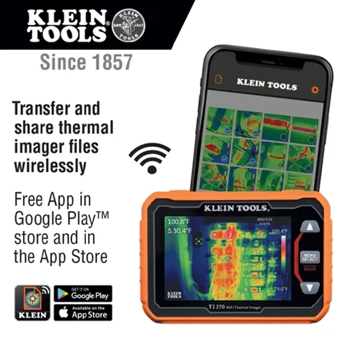 Klein Rechargeable Thermal Imager with Wi-Fi TI270