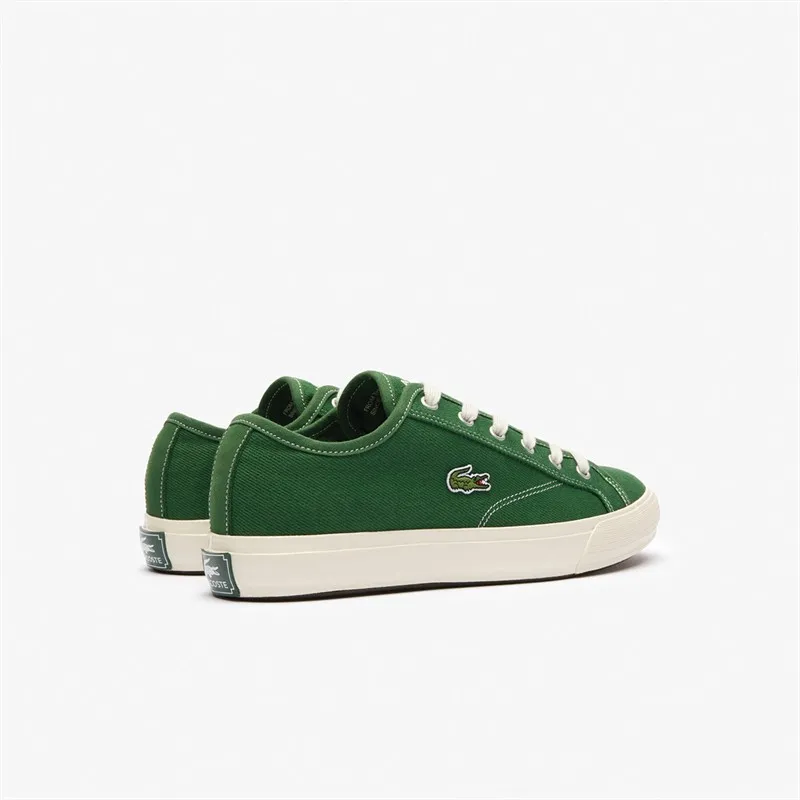 Lacoste Mens Backcourt Trainers Green/Off White