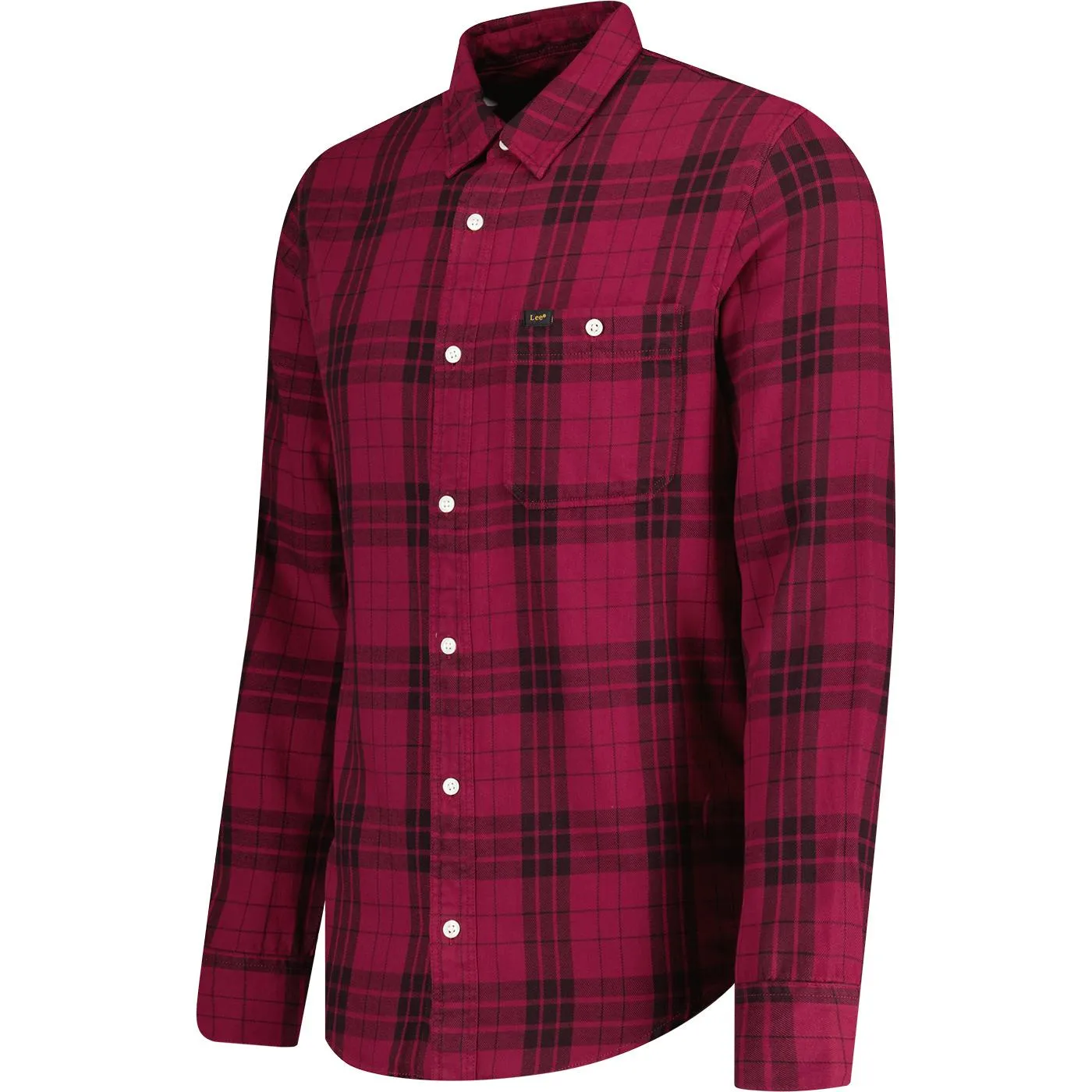 Lee Jeans Leesure Retro Check L/S Shirt (Port)