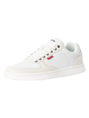 Levi's Tab Logo Trainers - Regular White