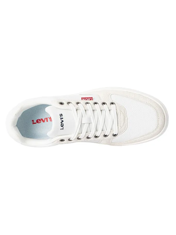 Levi's Tab Logo Trainers - Regular White