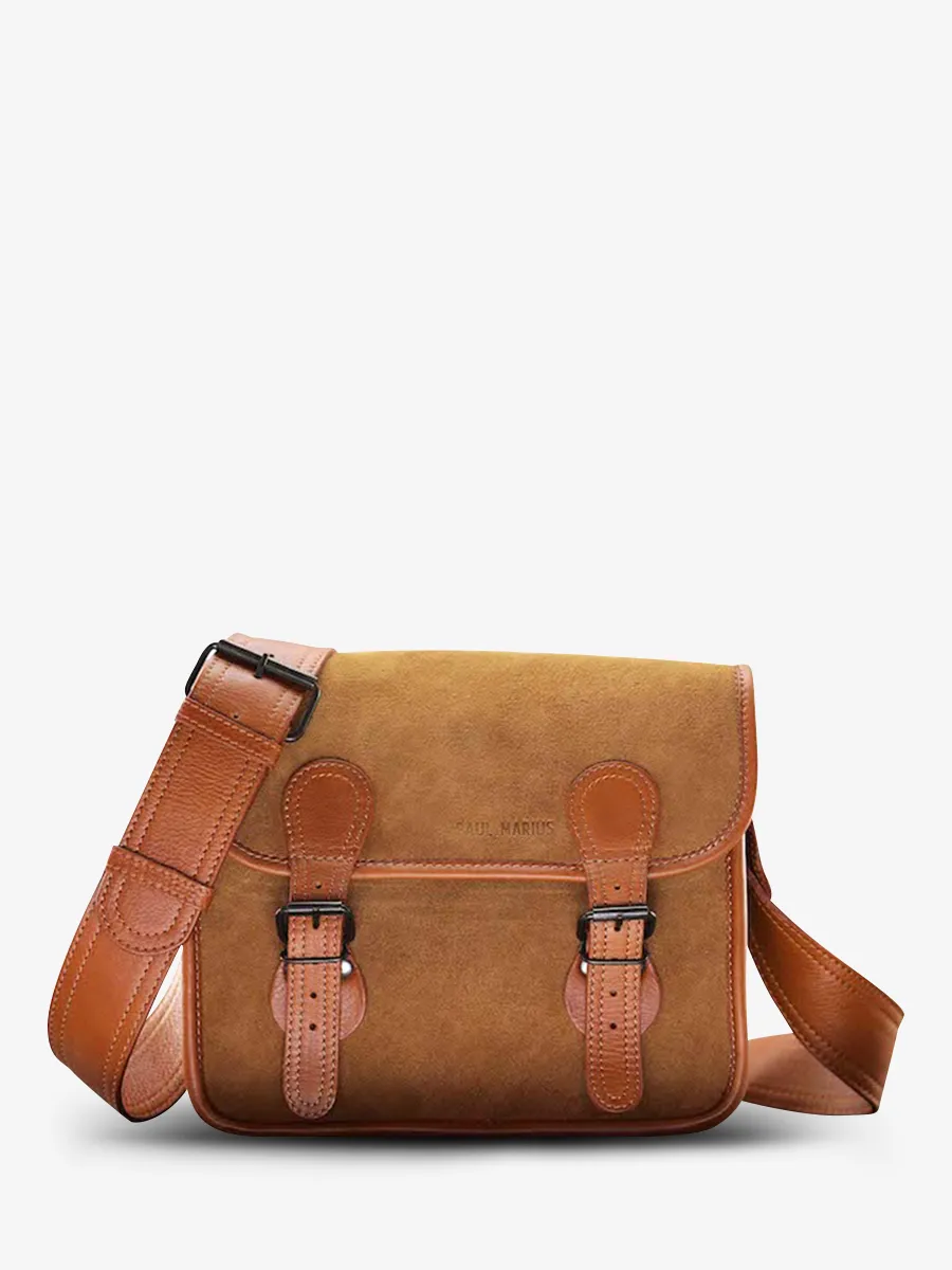 Light Brown Leather Shoulder Bag - LaSacoche S Pampa Light Brown / Caramel | PAUL MARIUS