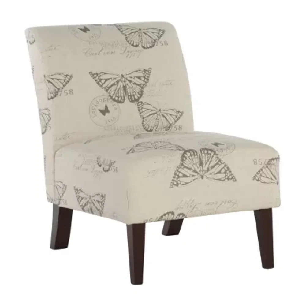 Lily Butterfly Slipper Chair