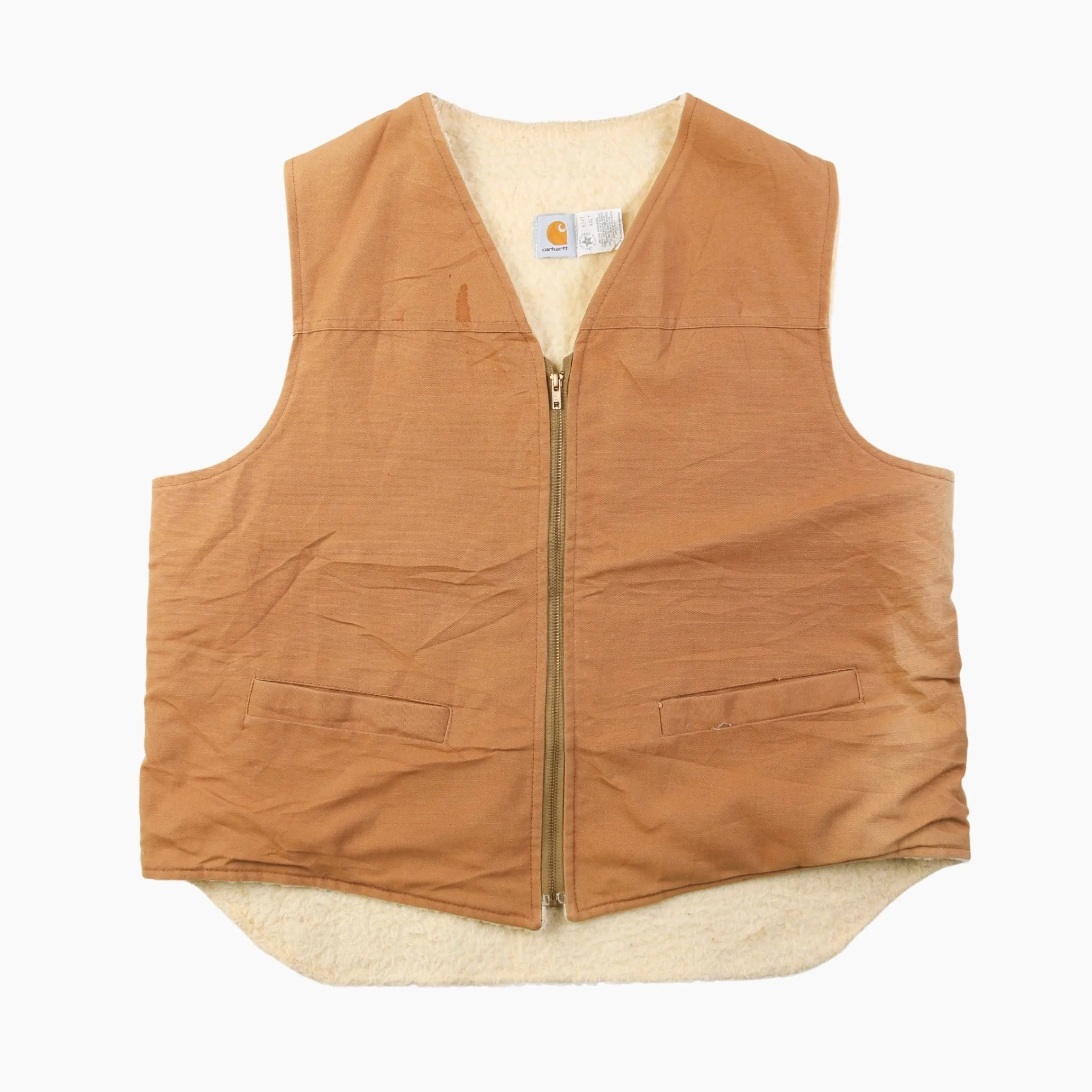 Lined Vest - Washed Hamilton Brown