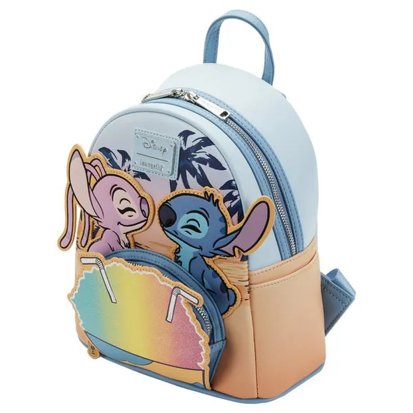 Loungefly x Disney Lilo and Stitch Snow Cone Date Night Mini Backpack