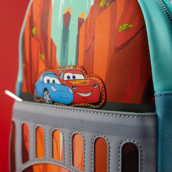 Loungefly x Disney Pixar Cars Firewall Falls Mini Backpack