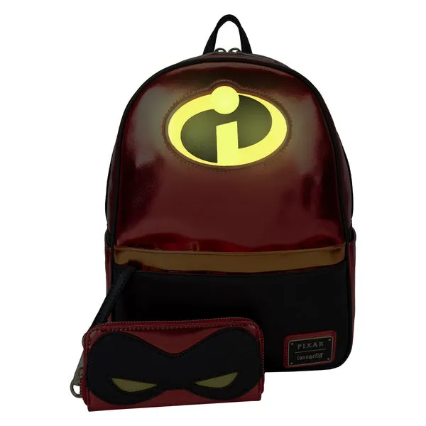 Loungefly x Pixar The Incredibles 20th Anniversary Light Up Cosplay Mini Backpack