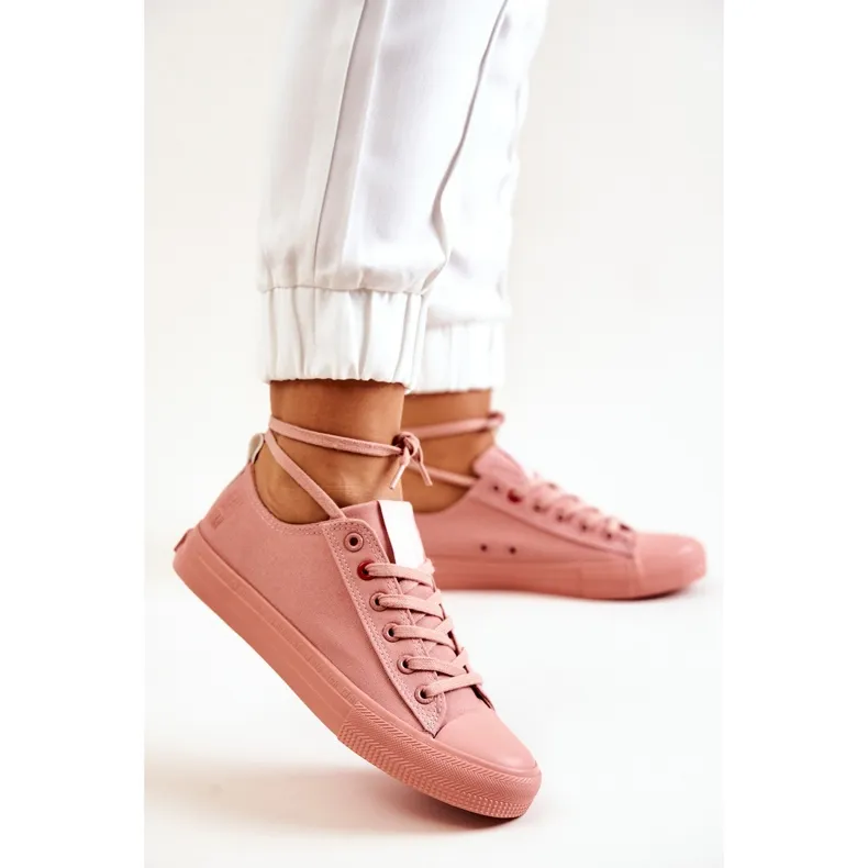 Low Sneakers Big Star JJ274005 Dark pink