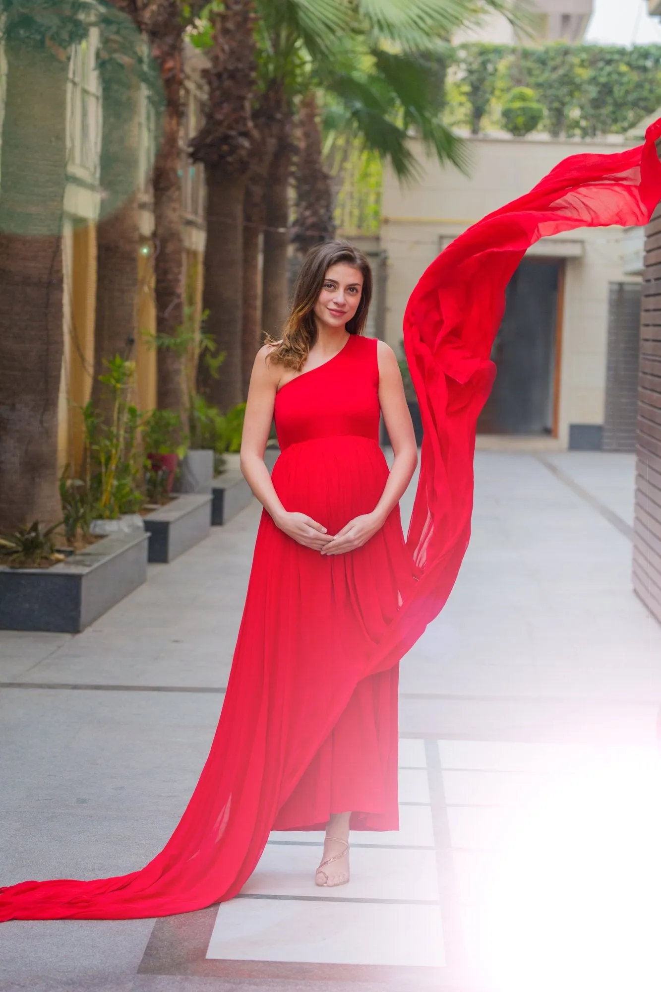 Luxe Candy Trail Maternity Photoshoot Gown