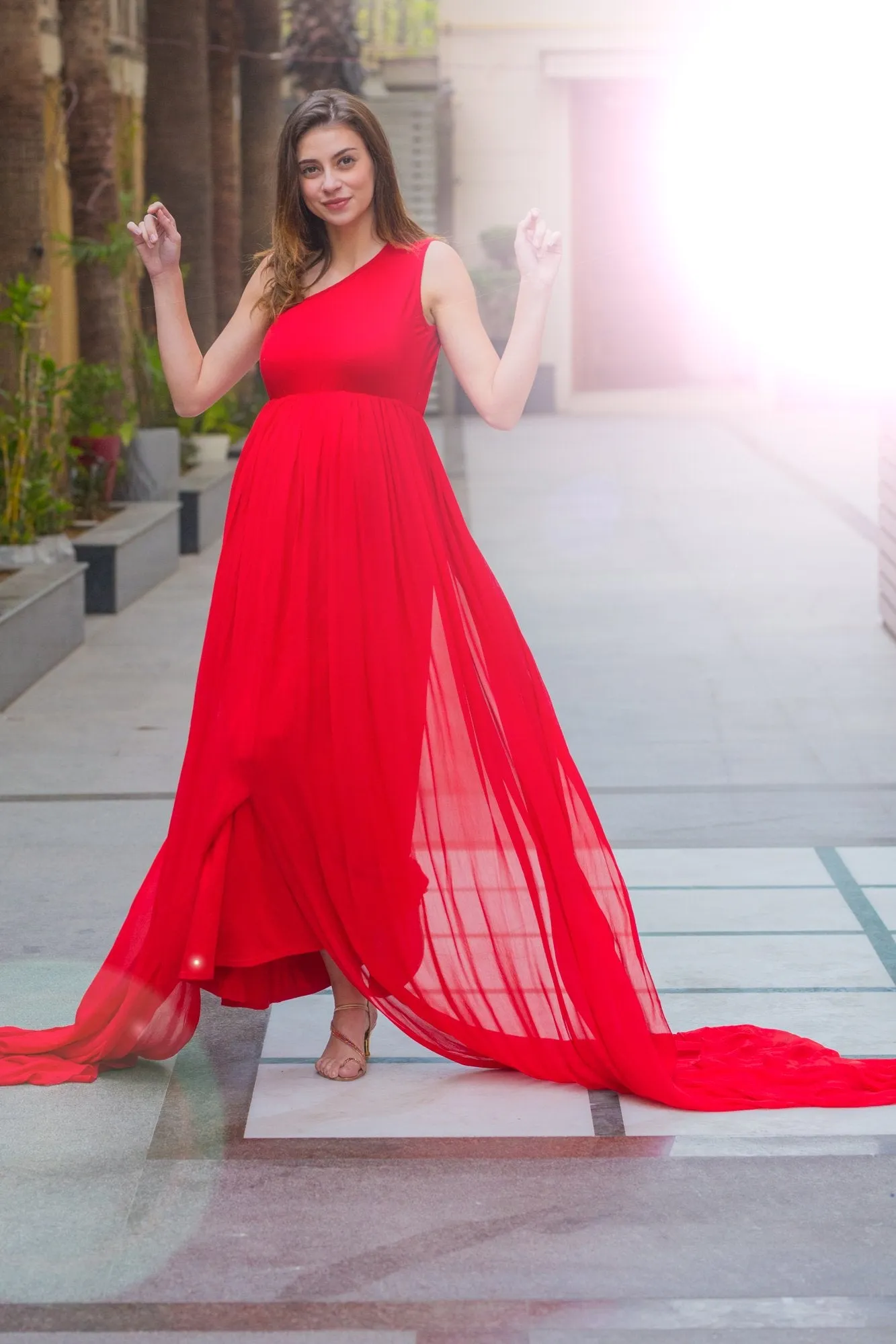 Luxe Candy Trail Maternity Photoshoot Gown