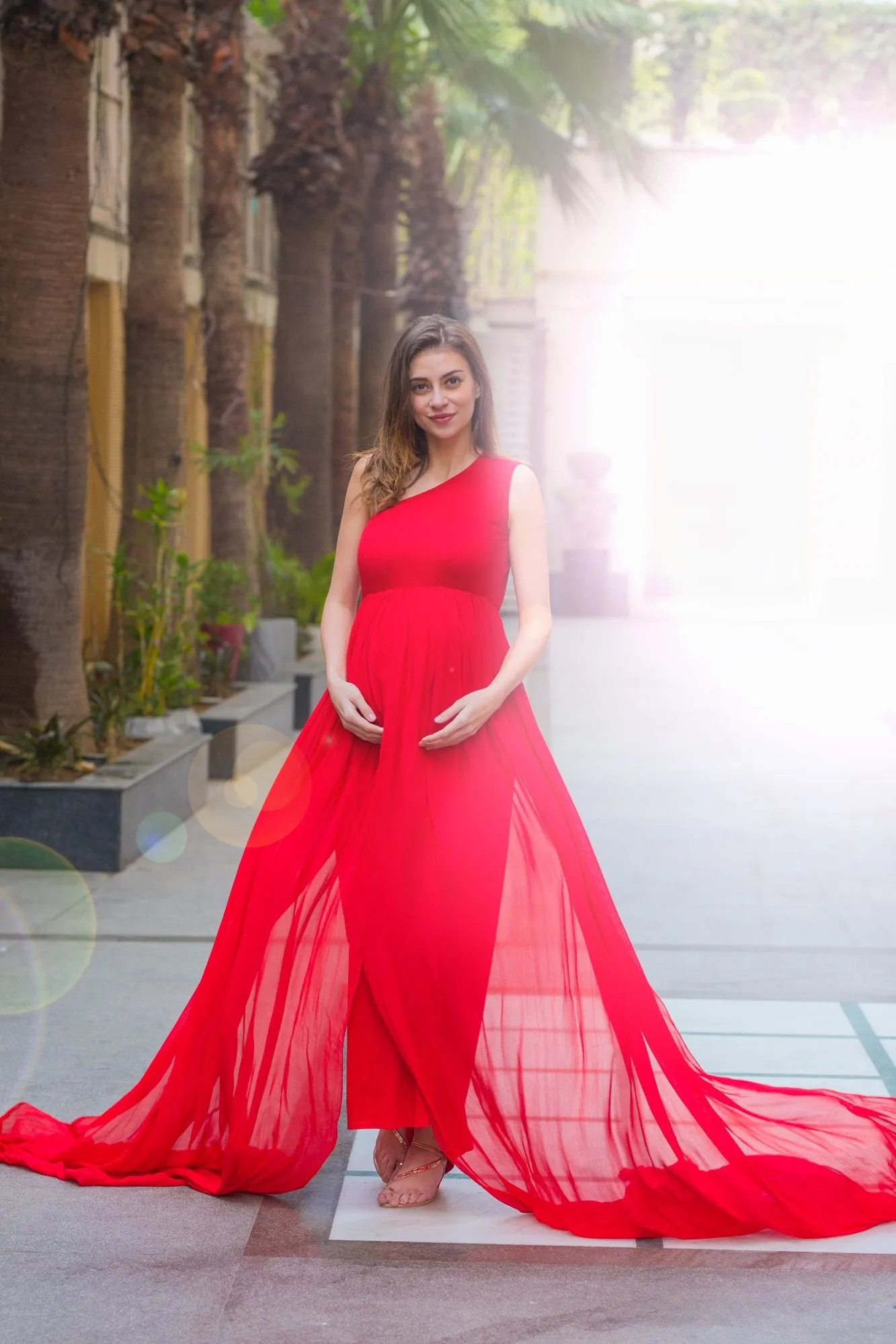 Luxe Candy Trail Maternity Photoshoot Gown