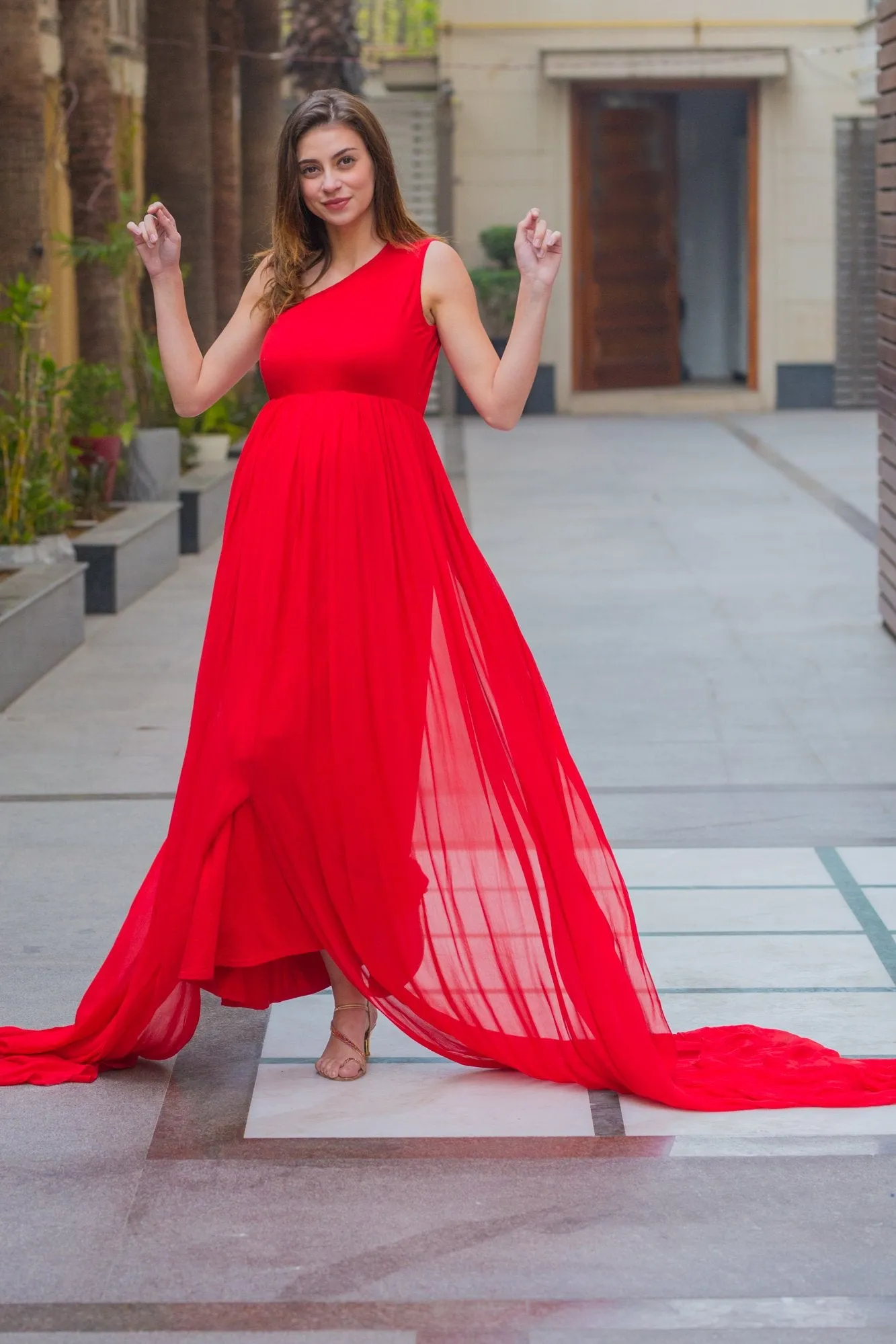 Luxe Candy Trail Maternity Photoshoot Gown